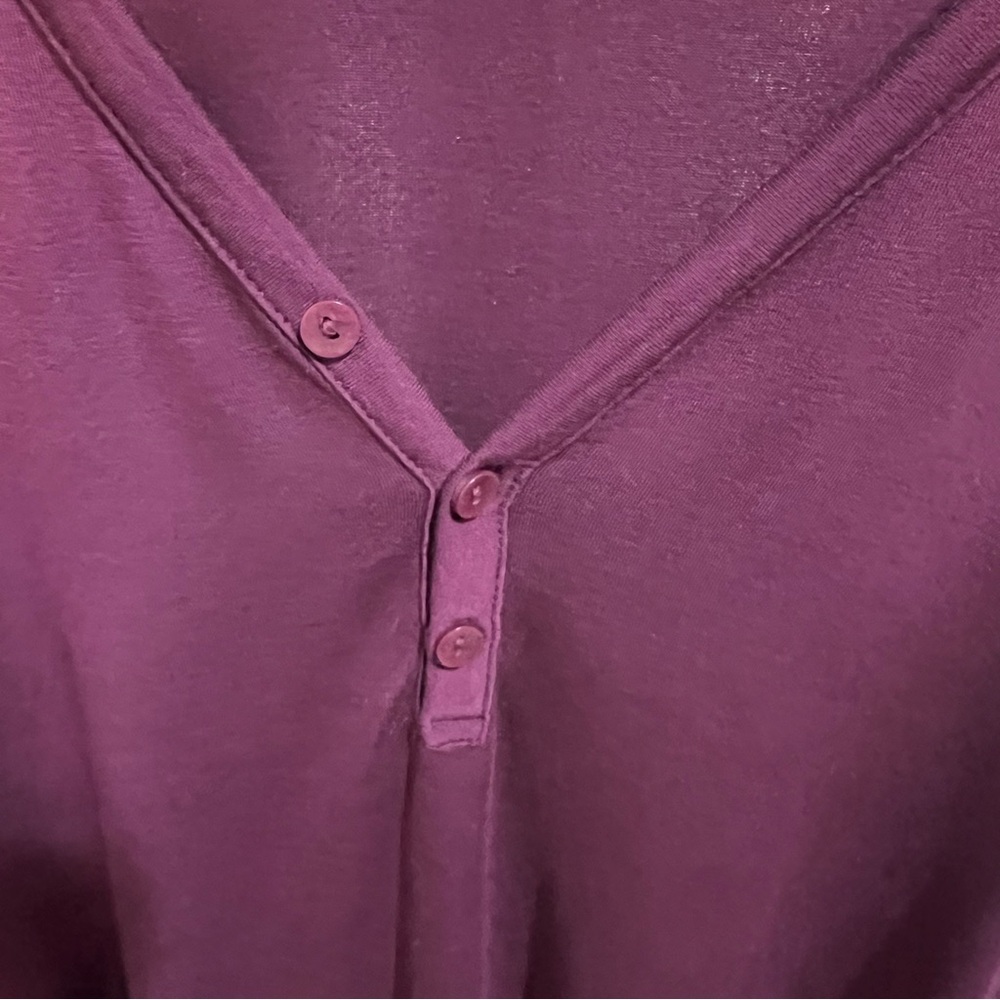 Athleta Soft Lightweight Sleep Top Henley - XS - Picture 7 of 7